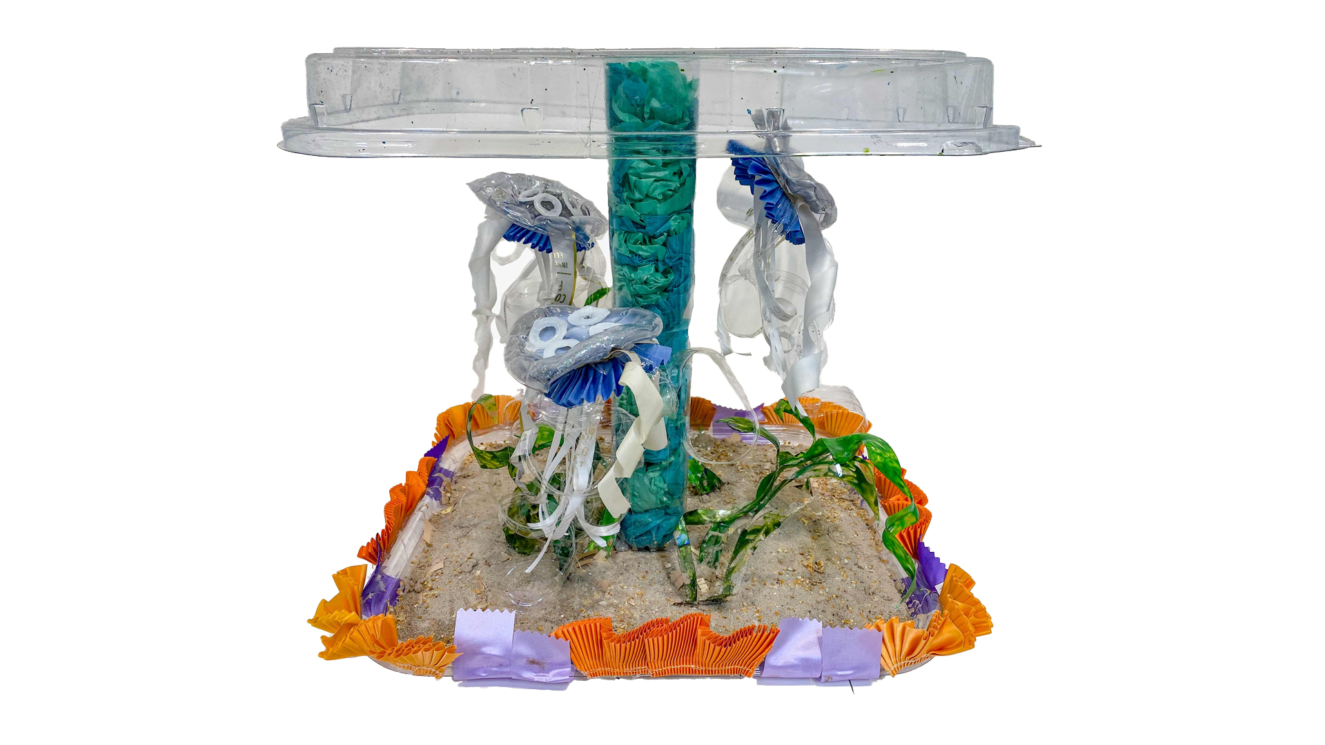 1st place K-2<br />
MINI MOON JELLYFISH BLOOM<br />
Mary Jane Schroeder , Suzanna Wiggins, Coco Smale<br />
Teacher: Marie Rice Homeschool